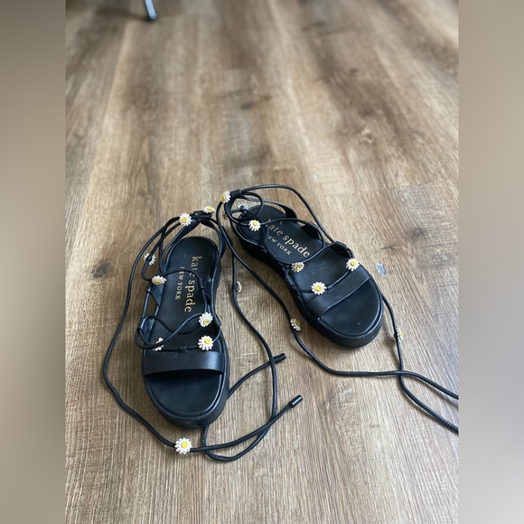 Kate Spade Daisy Wrap Sandals - Picture 1 of 4